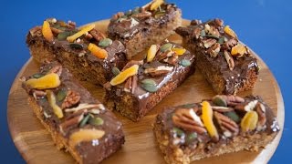 Caramel Oaty Bars - Filmed Live!
