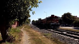 Yük Tren DE22069+DE22039 Km 380+796 / Freight Train, GM/EMD-G26CW-2 Saltukova Railway Station