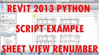 revit Python script example - automatic sheet view renumber
