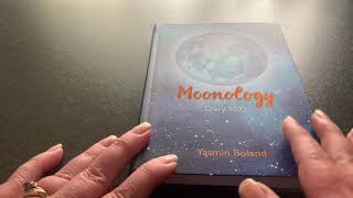 2022 Moonology Diary by Yasmin Bolard flip through #flipthrough