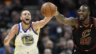 LeBron James vs Kevin Durant! Stephen Curry Dunk! Warriors vs Cavs 2017-18 Season