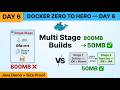 Docker Day 6 | Multi Stage Builds Explained | Reduce Image Size | Spring Boot Java Demo | Docker
