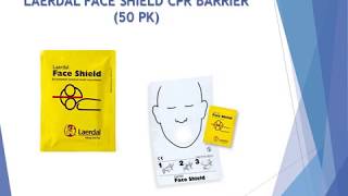 LAERDAL FACE SHIELD CPR BARRIER (50 PK)