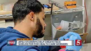 APSU leading statewide effort to produce protective face shields