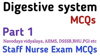 Digestive system || Multiple choice questions || AIIMS