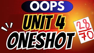 OOPS&M UNIT-4 Complete ONESHOT 🔥 | Polymorphism, Overloading, Overriding | @Engineerdude-g6m