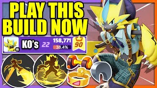 This ZERAORA BUILD is one of the BEST RANKED CARRIES | Pokemon Unite