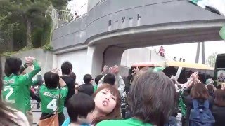 2016.4.23  アウェイ　　FC岐阜VS金沢　　バス待ち