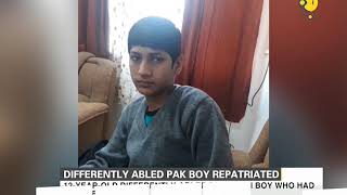 Differently abled Pakistan boy repatriated