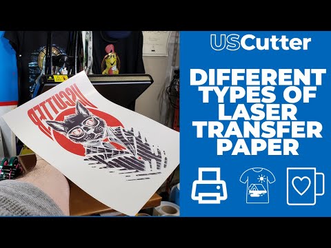 What type of printer uses heat to burn toner onto paper?