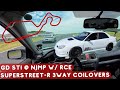 GD STI takes on NJMP with Racecomp Engineering SS-R 3 way coilovers!