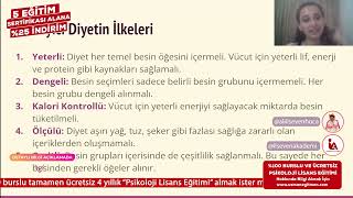 İLSEVEN AKADEMİ - SAĞLIKLI BESLENME KOÇLUĞU EĞİTİMİ (2/3. BÖLÜM)