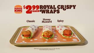 Hack Your Meal Routine - $2.99 Royal Crispy Wraps
