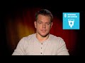 Matt Damon Wants Safe Water for All