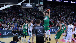 Isaiah Hartenstein finishes great Zalgiris passing with big slam!