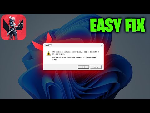 Для этой версии Vanguard требуется включить безопасную загрузку, чтобы играть в Valorant. ЛЕГКОЕ ИСПРАВЛЕНИЕ