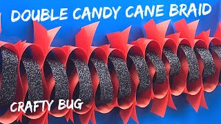 DOUBLE CANDY CANE BRAID TUTORIAL; Double candy spiral; homecoming mum braids #homecomingmums