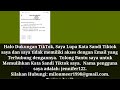 cara mengatasi lupa sandi akun tiktok 2024 email dan no telepon tidak bisa di akses