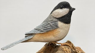 Carving the chickadee
