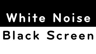 White Noise | Dark Screen | Relax, Study, Sleep | 10 Hours
