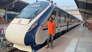 02705 Jalna - Mumbai Vande Bharat Inauguration Full Journey | South Central Railway |Central Railway