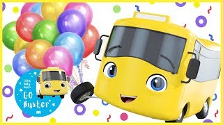 Buster And The Balloons | GoBuster Official |  ABCs and 123s | Nursery Rhymes |  ABCs and 123s