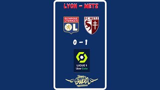 Lyon 0-1 Metz (J20) | le Paris Saint Germain reprend la tête du championnat
