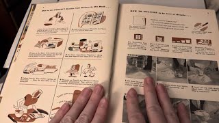 Fast Sleep 💤 ASMR Vintage Cookbook Look-through ASMR