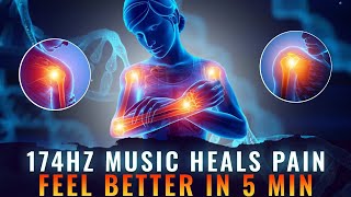 174hz Music Therapy For Instant Pain Relief | 174 Hz Solfeggio Healing Frequency With Pure Tone