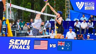 Crabb Tr./Brunner vs. Hodges/Schubert - Semi Finals Highlights | Haikou 2023 #BeachProTour