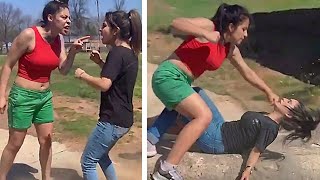 Karen Neighbor Picked A FIGHT and Got KNOCKED OUT COLD!