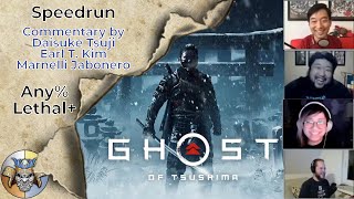 Ghost of Tsushima Speedrun - Commentary by Daisuke Tsuji, Earl T. Kim and Marnelli Jabonero