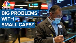 The Chartmaster sees big problems with small caps