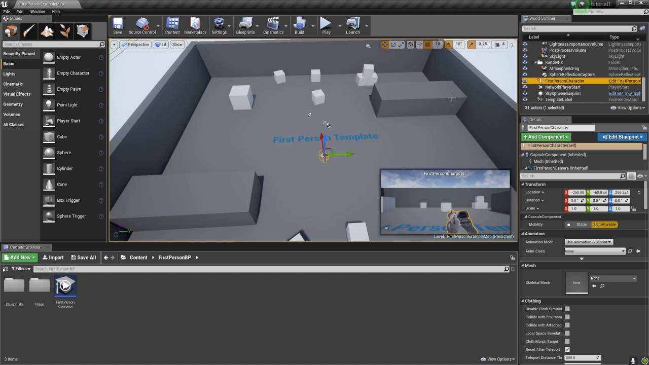 Unreal Engine 4 Tutorial For Beginners FPS - YouTube