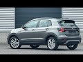 Volkswagen NEW T-cross Life in 4K 2021 Limestone Grey 17 inch Bangalore Walk around & detail inside