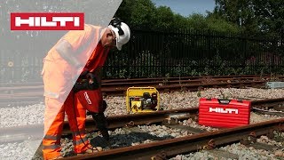 HOW TO do ballast tamping using the Hilti TE 1000-AVR