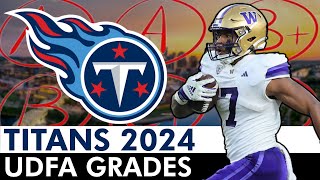 Tennessee Titans UDFA Grades: Grading The Titans UDFA Signings Ft. Dillon Johnson & Jabari Small