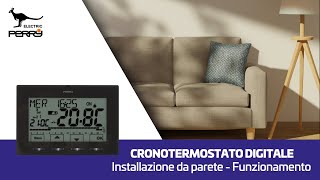 Tutorial Cronotermostato digitale da parete CR028/CR029 - Funzionamento