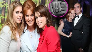 Sarah Ferguson reunited with daughters Princess Beatrice and Eugenie in her private engagement