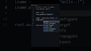 Add text or Label in GUI window. #python #coder #tkintertutorial