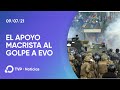 Cómo se develó el apoyo del gobierno macrista al golpe en Bolivia