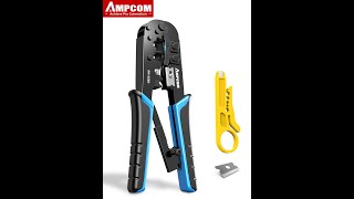 AMPCOM CAT6/5E RJ45/RJ11 Crimping Tool