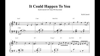 It could happen to you - Keith Jarrett , Transcription