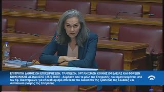 Σοφία Σακοράφα - Επιτροπή Δημοσίων Επιχειρήσεων 25/05/2020