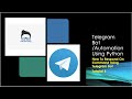Telegram Bot Tutorial With Python|How To Respond To Commands On Telegram Using Python|Tutorial 4