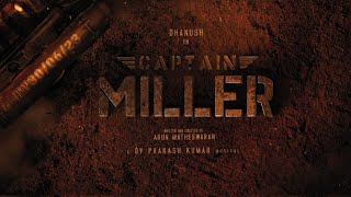 Captain Miller - First Look  Announcement | Dhanush | Arun Matheshwaran | GV Prakash | Sathya Jyothi