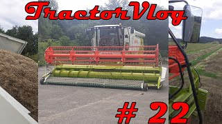 TractorVlog #22 Sklizeň srhy, trápení s dvoufázovou sklizní trav /CLAAS/TUCANO/GOPRO