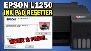 Epson L1250 Resetter Free Download | Epson L1250 adjustment program