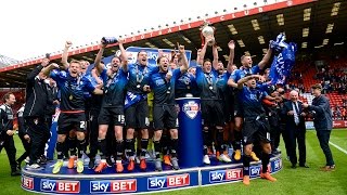 Champions | AFC Bournemouth lift the Sky Bet Championship trophy