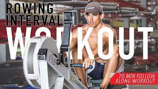 20 Minute Rowing Weight Loss Workout - Rowing Machine HIIT